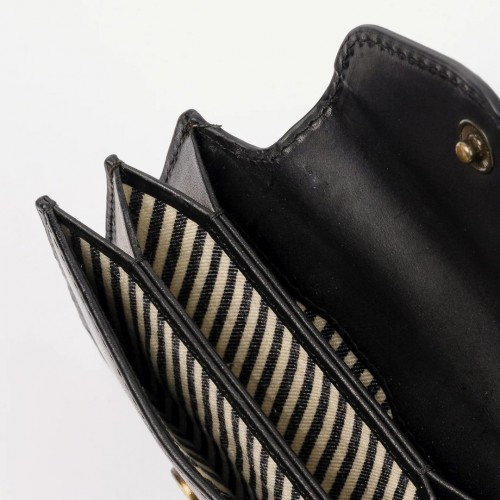 O My Bag - Harmonica Noir - Portefeuille en cuir O My Bag - Harmonica Noir - Portefeuille en cuir