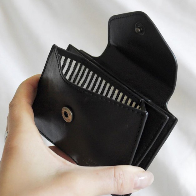 O My Bag - Harmonica Noir - Portefeuille en cuir
