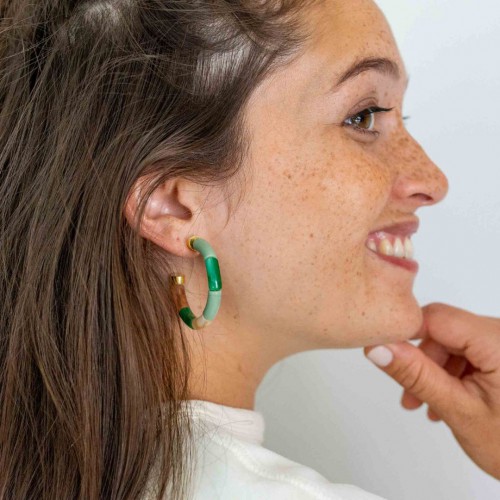 Parabaya - Boucles D'oreilles - Bola Floresta Parabaya - Boucles D'oreilles - Bola Floresta