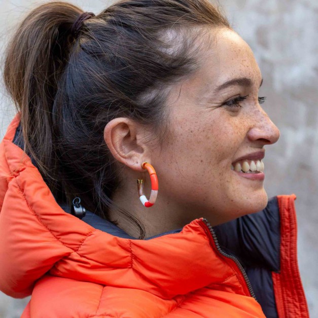Parabaya - Boucles D'oreilles - Bola Laranja