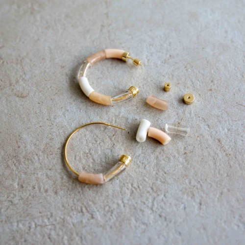 Parabaya - Boucles D'oreilles - Bola Neve Parabaya - Boucles D'oreilles - Bola Neve
