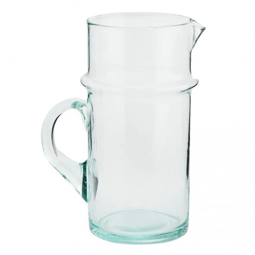 Carafe - Verre Beldi - bleu - Madam Stoltz Carafe - Verre Beldi - bleu - Madam Stoltz