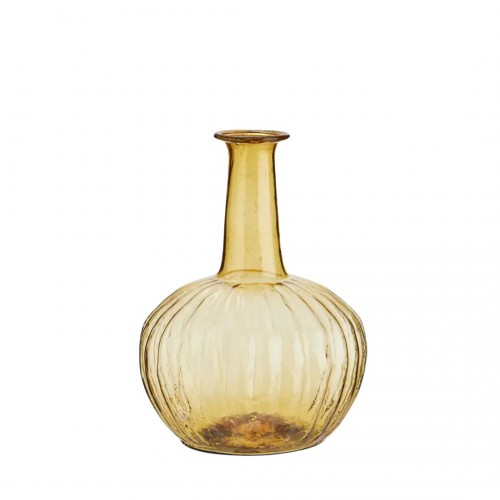 Vase recyclé - jaune - Madam Stoltz