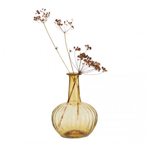 Vase recyclé - jaune - Madam Stoltz