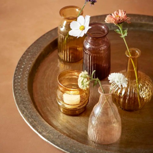 Vase recyclé - jaune - Madam Stoltz