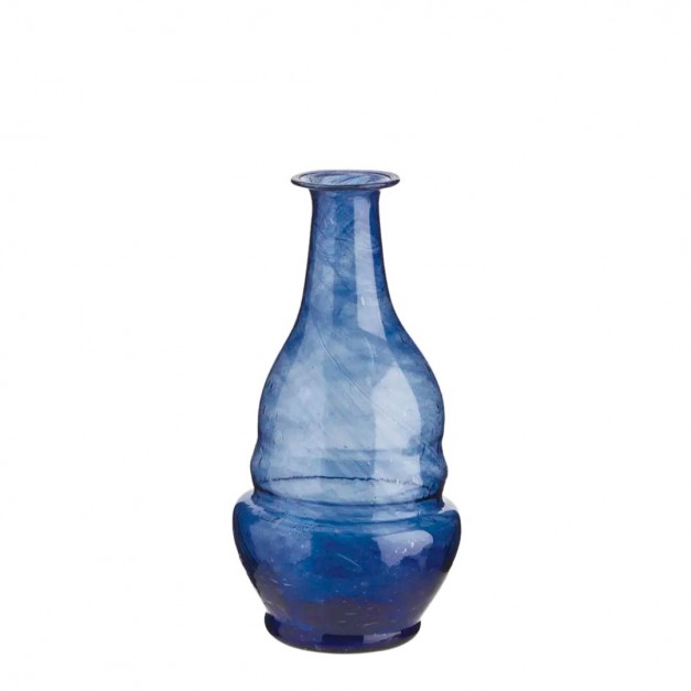 Vase recyclé - bleu - Madam Stoltz
