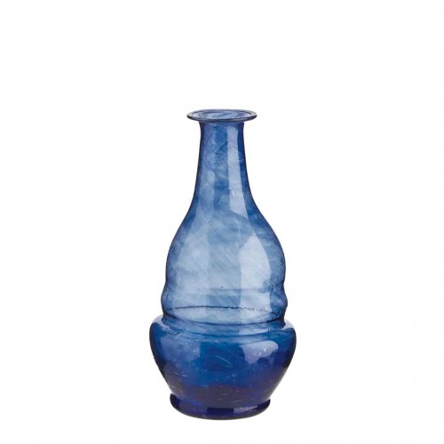 Vase recyclé - bleu - Madam Stoltz Vase recyclé - bleu - Madam Stoltz