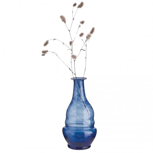 Vase recyclé - bleu - Madam Stoltz Vase recyclé - bleu - Madam Stoltz