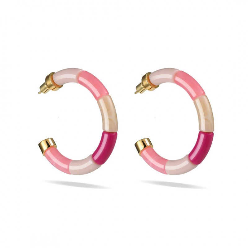 Parabaya - Boucles D'oreilles - Bola Rosa Voir la slide Parabaya - Boucles D'oreilles - Bola Rosa