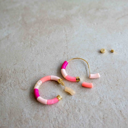 Parabaya - Boucles D'oreilles - Bola Rosa Parabaya - Boucles D'oreilles - Bola Rosa