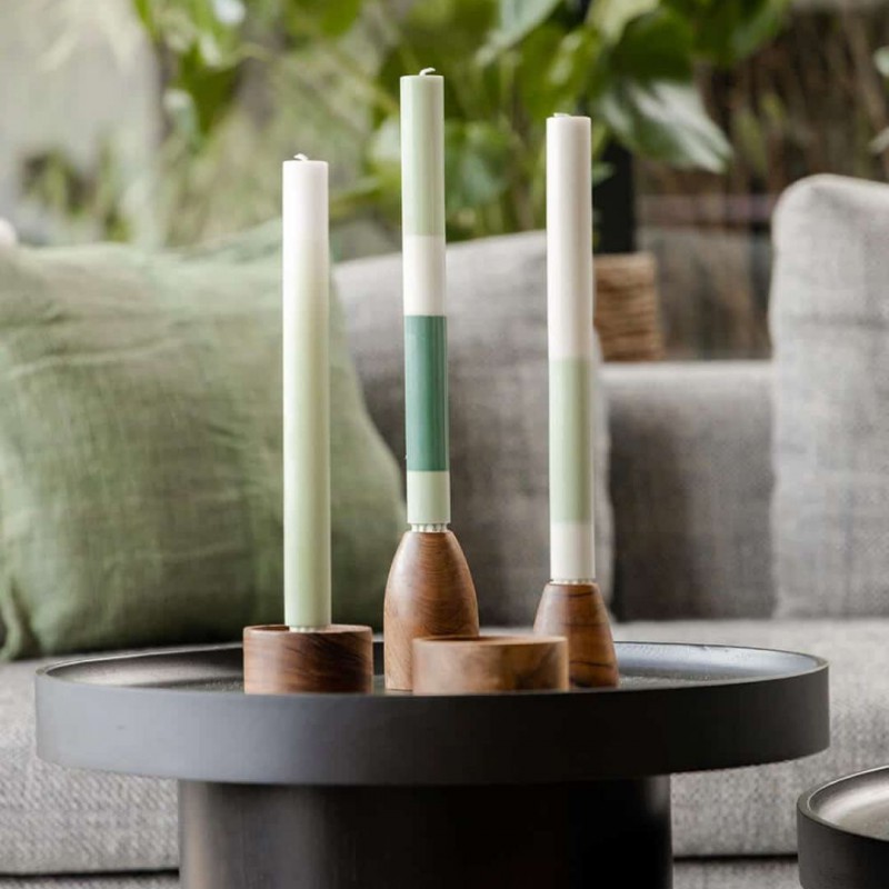 Trio de bougies rayées Candles Meadow - Original Home Voir la slide Trio de bougies rayées Candles Meadow - Original Home