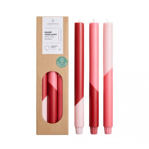 Trio de bougies diagonales Love - Original Home Trio de bougies diagonales Love - Original Home