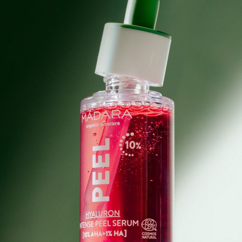 Madara Peel Hyaluron Serum 30ml - Sérum Exfoliant & Hydratant Voir la slide Madara Peel Hyaluron Serum 30ml - Sérum Exfoliant & Hydratant