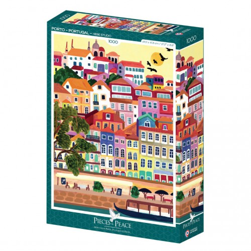 Pieces & Peace - Puzzle 1000 pièces - Porto - Portugal Pieces & Peace - Puzzle 1000 pièces - Porto - Portugal
