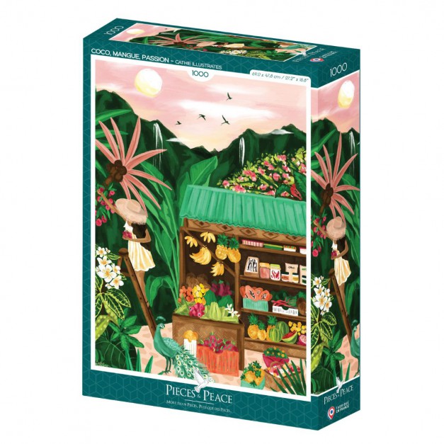 Pieces & Peace - Puzzle 1000 pièces - Coco, Mangue, Passion