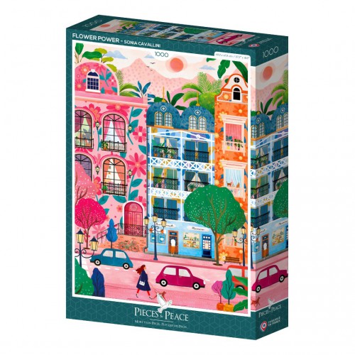 Pieces & Peace - Puzzle 1000 pièces - Le Pouvoir des Fleurs Pieces & Peace - Puzzle 1000 pièces - Le Pouvoir des Fleurs