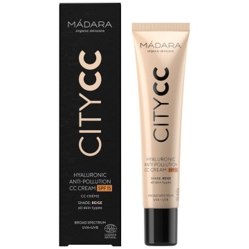 Madara City CC Cream SPF 15 - Crème Anti-pollution Beige 40ml