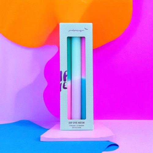 Pink Stories - Chandelles - Dip Dye Neon - Pineapple Blue Pink Stories - Chandelles - Dip Dye Neon - Pineapple Blue