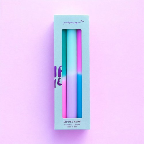 Pink Stories - Chandelles - Dip Dye Neon - Pineapple Blue Pink Stories - Chandelles - Dip Dye Neon - Pineapple Blue