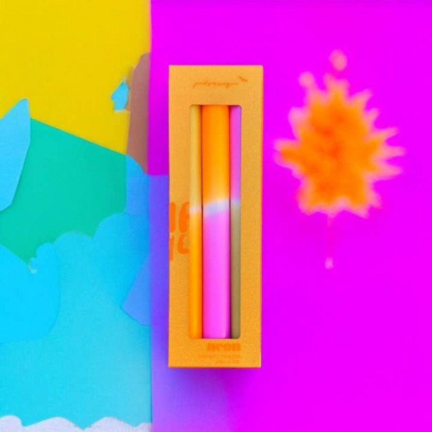 Pink Stories - Chandelles - Dip Dye Neon - Honey Glaze