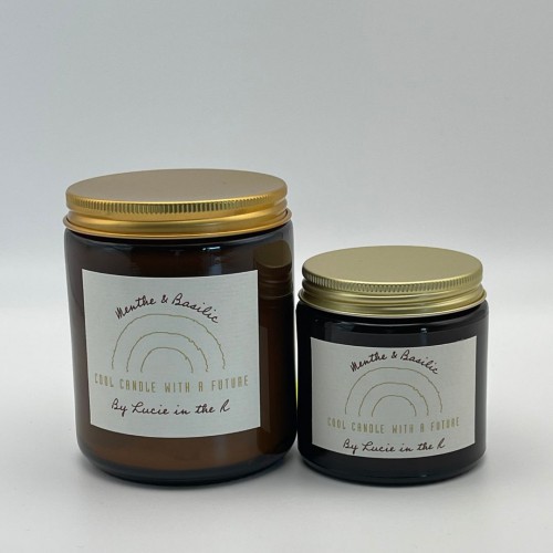 Lucie in the R – Bougie Menthe et Basilic 250g – Cire de soja naturelle Lucie in the R – Bougie Menthe et Basilic 250g – Cire de soja naturelle