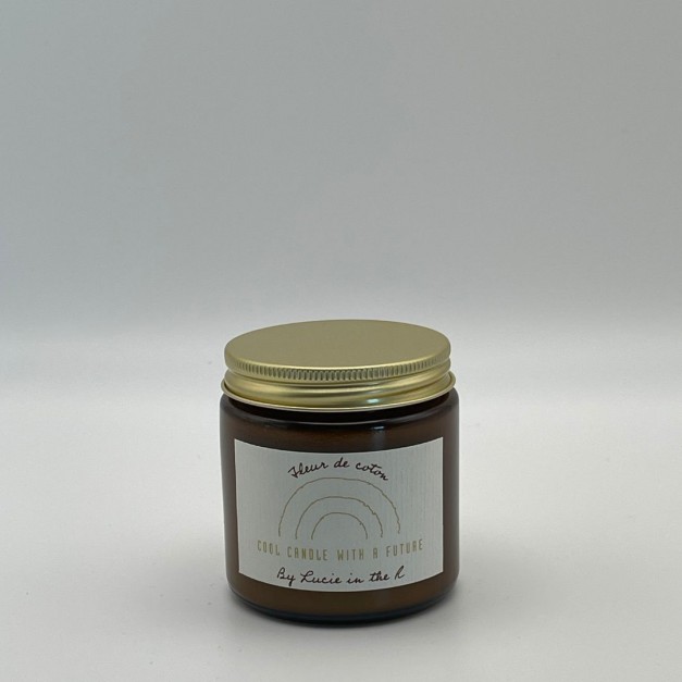 Lucie in the R – Bougie parfumée Fleur de coton – Cire de soja naturelle