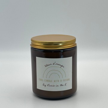 Lucie in the R – Bougie parfumée Fleur d'oranger – Cire de soja naturelle