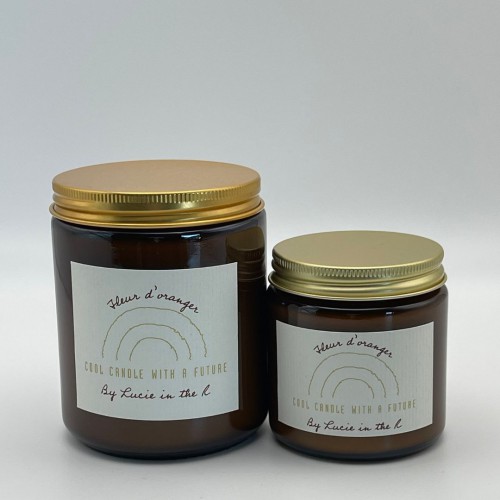 Lucie in the R – Bougie parfumée Fleur d'oranger – Cire de soja naturelle Lucie in the R – Bougie parfumée Fleur d'oranger – Cire de soja naturelle