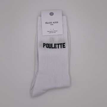 Félicie Aussi - Chaussettes Blanches Poulette