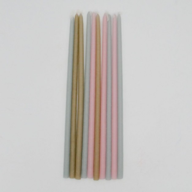 Maison Pechavy - Coffret de 10 bougies fines - Douceur Pastel