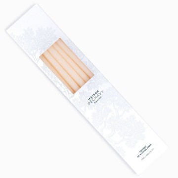 Maison Pechavy - Coffret de 10 bougies fines - Écru