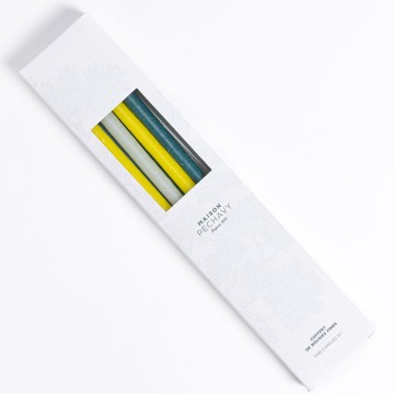 Maison Pechavy - Coffret de 10 bougies fines - Mimosa