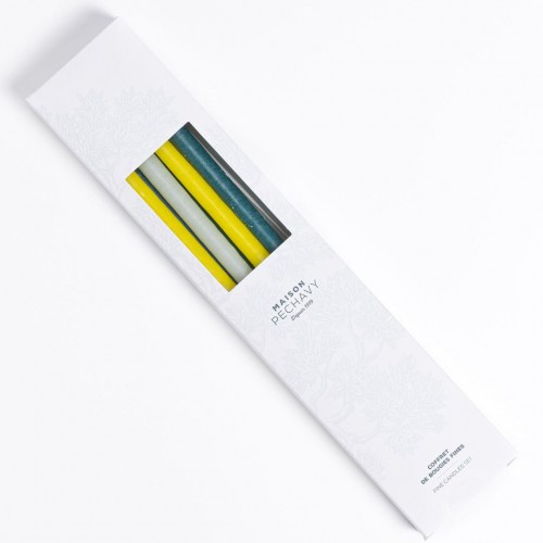 Maison Pechavy - Coffret de 10 bougies fines - Mimosa Maison Pechavy - Coffret de 10 bougies fines - Mimosa