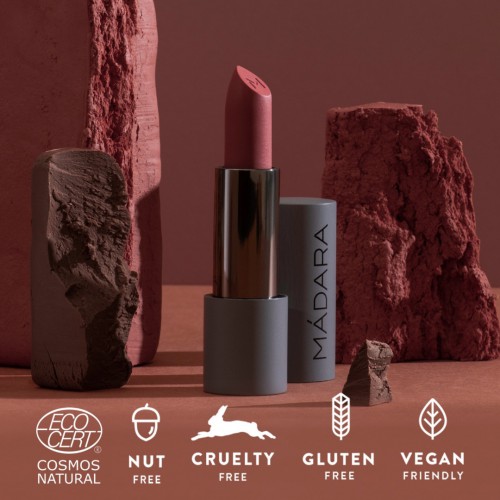 Madara - Velvet Wear Matte Lipstick 32 Warm Nude - Vegan & Nourrissant
