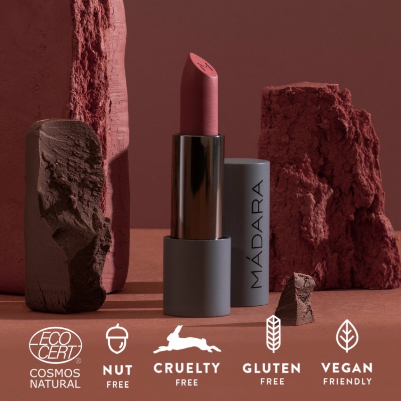 Voir la slide Madara - Velvet Wear Matte Lipstick 32 Warm Nude - Vegan & Nourrissant