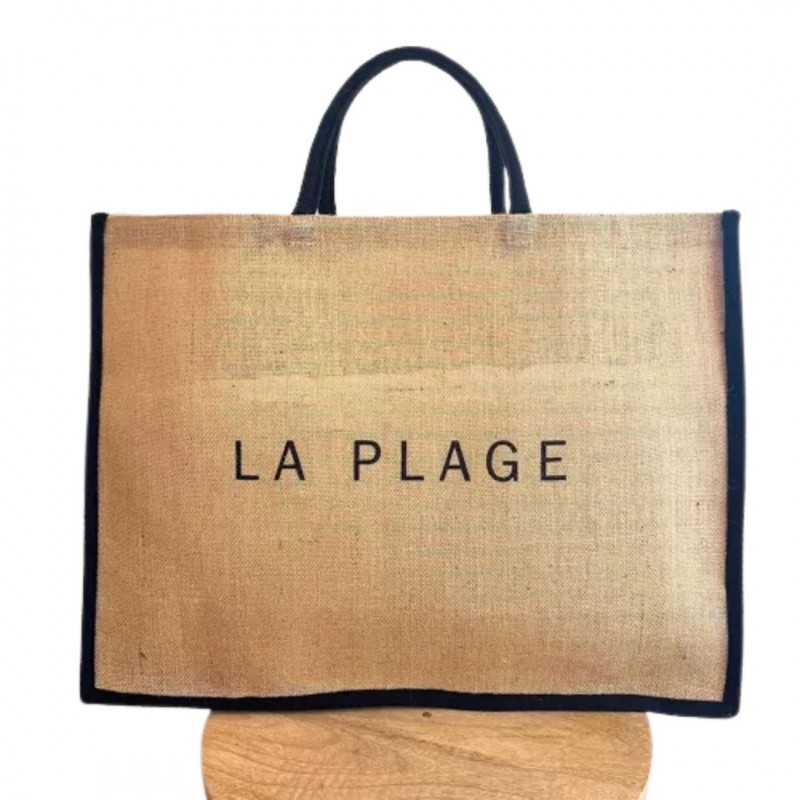 Voir la slide Marcel & Lily - Sac cabas en jute naturelle - La Plage - taille XXL