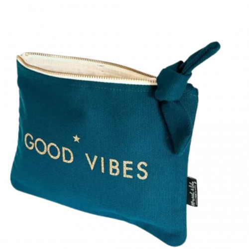 Marcel & Lily - Pochette Bleu paon Good Vibes Marcel & Lily - Pochette Bleu paon Good Vibes