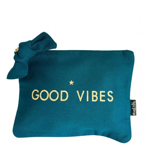 Marcel & Lily - Pochette Bleu paon Good Vibes Marcel & Lily - Pochette Bleu paon Good Vibes