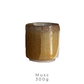 Bougie Céramique Monoï 100g - Cire Végétale Écologique - Maison Évidence