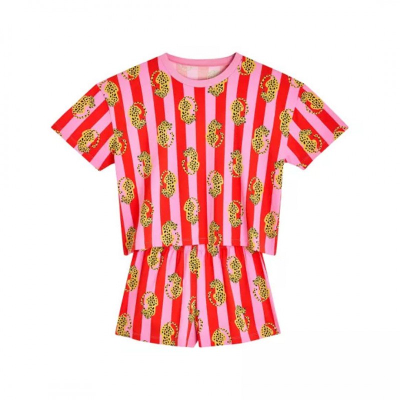 Pyjama Coton Bio - Léo rayures rouges - We Are Jolies Voir la slide Pyjama Coton Bio - Léo rayures rouges - We Are Jolies