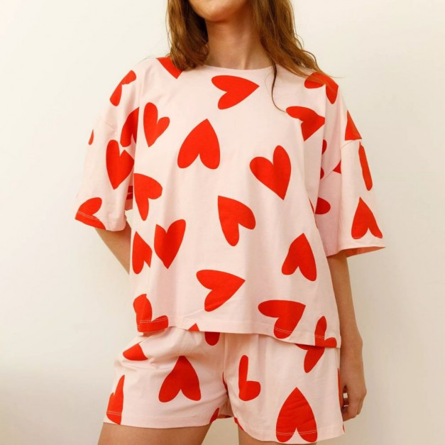 Pyjama Coton Bio - Mi Amor Rose - We Are Jolies