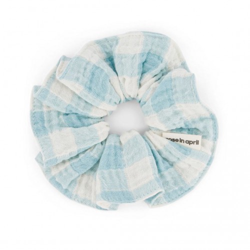 Chouchou Vichy Canal Blue – Style et Douceur Rose in April Chouchou Vichy Canal Blue – Style et Douceur Rose in April