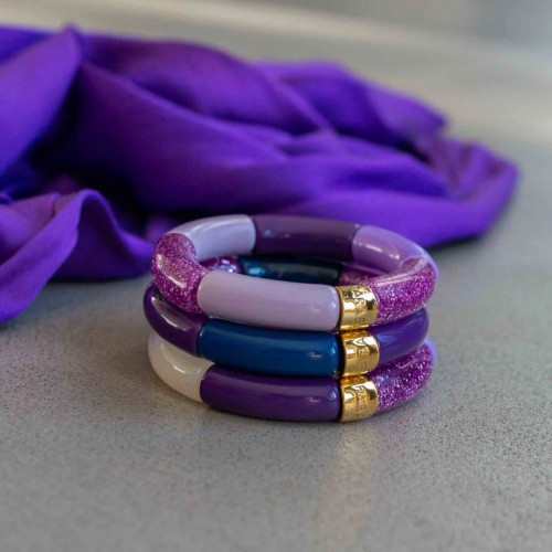 Bracelet Violeta Parabaya – Bijou Coloré et Élégant Bracelet Violeta Parabaya – Bijou Coloré et Élégant