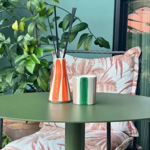Diffuseur céramique baies rouges – Fait main, réutilisable Diffuseur céramique baies rouges – Fait main, réutilisable