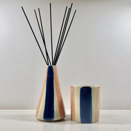 Diffuseur céramique ambre & cerise – Fait main et durable Diffuseur céramique ambre & cerise – Fait main et durable