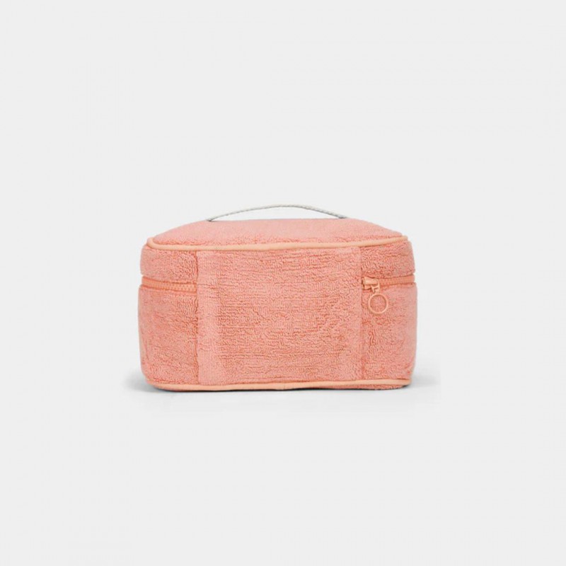 Hindbag - Vanity Gaspard Éponge Rose Corail en coton bio Voir la slide Hindbag - Vanity Gaspard Éponge Rose Corail en coton bio