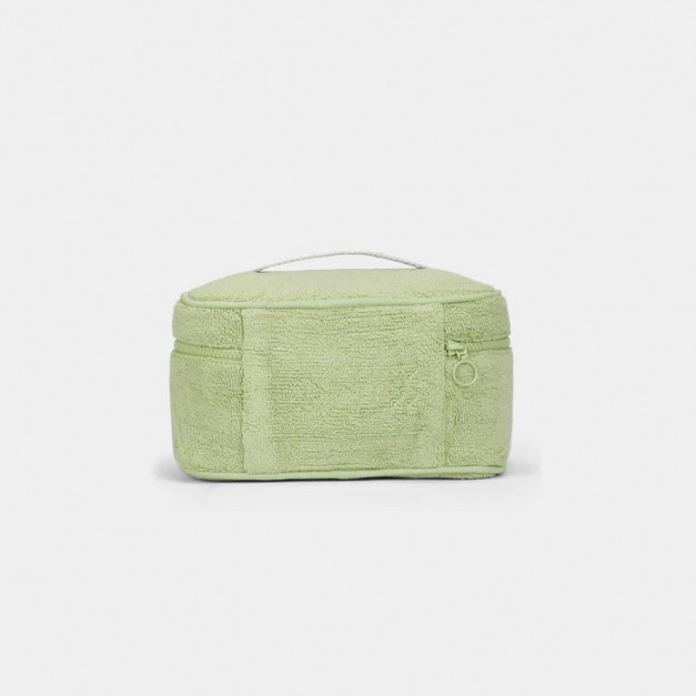 Hindbag - Vanity Gaspard Éponge Vert Amande en coton bio