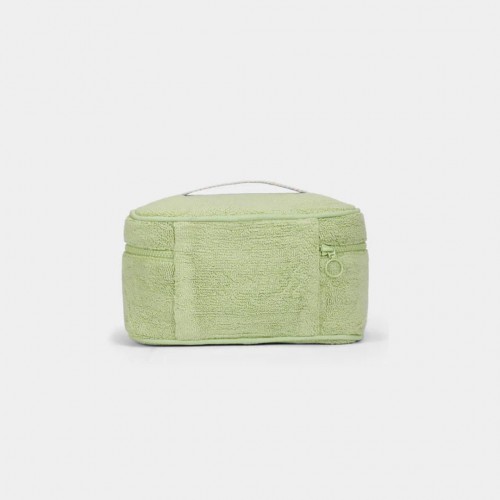 Hindbag - Vanity Gaspard Éponge Vert Amande en coton bio Hindbag - Vanity Gaspard Éponge Vert Amande en coton bio