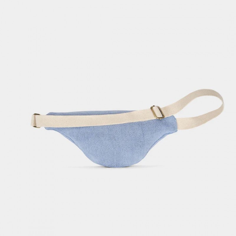 Hindbag - Sac Banane Olivia Éponge Bleu en coton bio Voir la slide Hindbag - Sac Banane Olivia Éponge Bleu en coton bio
