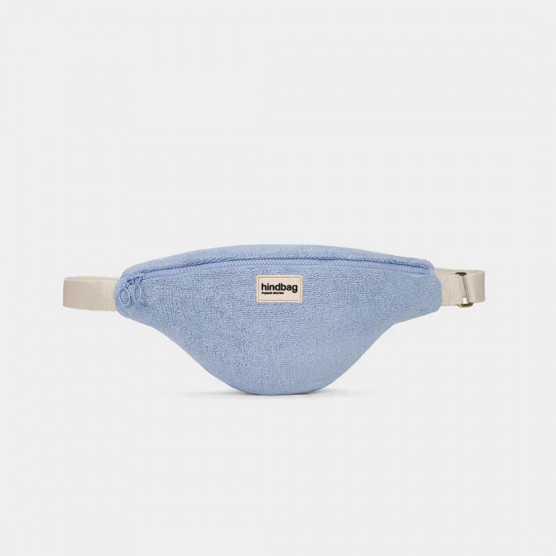 Hindbag - Sac Banane Olivia Éponge Bleu en coton bio Voir la slide Hindbag - Sac Banane Olivia Éponge Bleu en coton bio